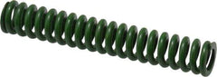 Associated Spring Raymond - 1/2" Hole Diam, 9/32" Rod Diam, 3" Free Length, Green Die Spring - 67.5 Lb Max Deflection, 0.75" Max Deflection, Extra Heavy Duty, Chromium Alloy Steel - USA Tool & Supply