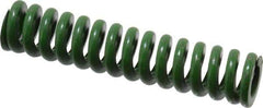 Associated Spring Raymond - 3/4" Hole Diam, 3/8" Rod Diam, 3-1/2" Free Length, Green Die Spring - 301.9 Lb Max Deflection, 0.88" Max Deflection, Extra Heavy Duty, Chromium Alloy Steel - USA Tool & Supply