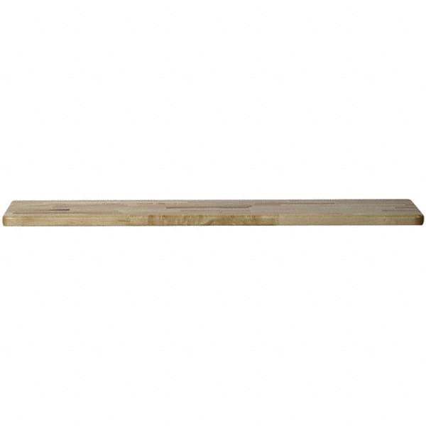 Hallowell - 9-1/2" Wide x 1-1/4" High x 84" Deep, Locker Benchtop - USA Tool & Supply
