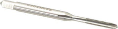 Hertel - #2-56 UNC, 2 Flute, Bright Finish, High Speed Steel Spiral Point Tap - Plug Chamfer, Right Hand Thread, 1-3/4" OAL, 7/16" Thread Length - Exact Industrial Supply