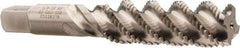 Hertel - 5/8-18 UNF 4 Flute 3B Bottoming Spiral Flute Tap - High Speed Steel, Bright Finish, 3-13/16" OAL, Right Hand Flute, Right Hand Thread, H3 - Exact Industrial Supply