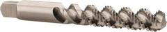 Hertel - 1/4-20 UNC, 3 Flute, 52° Helix, Bottoming Chamfer, Bright Finish, High Speed Steel Spiral Flute STI Tap - 2-23/32" OAL - Exact Industrial Supply
