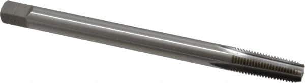 Hertel - 1/16-27 NPT, 4 Flute, Plug Chamfer, Bright Finish, High Speed Steel, Extension Pipe Tap - 4" OAL - USA Tool & Supply