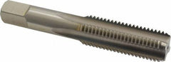 Hertel - 5/8-11 UNC, H3, 4 Flute, Bottoming Chamfer, Bright Finish, High Speed Steel Hand STI Tap - 4-1/4" OAL, 2" Thread Length - Exact Industrial Supply
