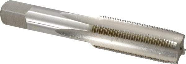 Hertel - 5/8-18 UNF, H4, 4 Flute, Plug Chamfer, Bright Finish, High Speed Steel Hand STI Tap - 4-1/32" OAL, 1-13/16" Thread Length - USA Tool & Supply