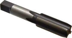 Hertel - 3/4-16 UNF, H3, 4 Flute, Plug Chamfer, Bright Finish, High Speed Steel Hand STI Tap - 4-15/32" OAL, 2" Thread Length - USA Tool & Supply