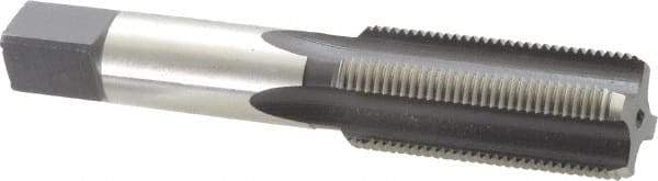 Hertel - 3/4-16 UNF, H3, 4 Flute, Bottoming Chamfer, Bright Finish, High Speed Steel Hand STI Tap - 4-15/32" OAL, 2" Thread Length - USA Tool & Supply