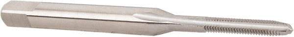 Hertel - M2x0.40 Metric Coarse 3 Flute Bright Finish High Speed Steel Straight Flute Standard Hand Tap - Plug, Right Hand Thread, 1-3/4" OAL, 7/16" Thread Length, D1 Limit, Oversize - Exact Industrial Supply