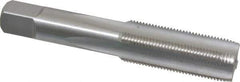 Hertel - M20x1.50 Metric Fine 4 Flute Bright Finish High Speed Steel Straight Flute Standard Hand Tap - Plug, Right Hand Thread, 4-15/32" OAL, 2" Thread Length, D3 Limit, Oversize - USA Tool & Supply