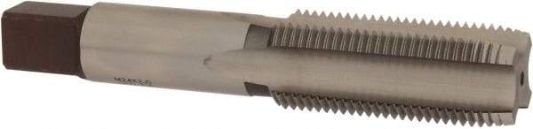 Hertel - M24x2.00 Metric Fine 4 Flute Bright Finish High Speed Steel Straight Flute Standard Hand Tap - Plug, Right Hand Thread, 4-29/32" OAL, 2-7/32" Thread Length, D4 Limit, Oversize - Exact Industrial Supply