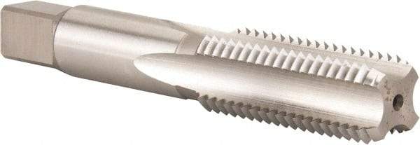 Hertel - M20x2.50 Metric Coarse 4 Flute Bright Finish High Speed Steel Straight Flute Standard Hand Tap - Bottoming, Right Hand Thread, 4-15/32" OAL, 2" Thread Length, D4 Limit, Oversize - Exact Industrial Supply