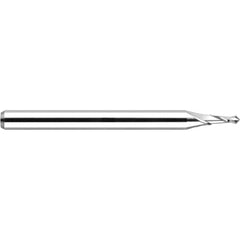 Harvey Tool - 0.01" Body Diam, 140°, 1-1/2" OAL, 2-Flute Solid Carbide Spotting Drill - Exact Industrial Supply