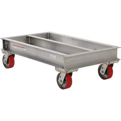 Vestil - 2,000 Lb Capacity Aluminum Dolly - 42" Long x 40" Wide - USA Tool & Supply