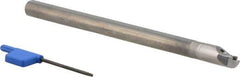 Iscar - 0.413" Min Bore Diam, 6" OAL, 3/8" Shank Diam, E-SWUB Indexable Boring Bar - WB.. 520L Insert, Screw or Clamp Holding Method - USA Tool & Supply