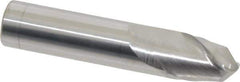 Accupro - 1/2" Diam, 5/8" LOC, 2 Flute Solid Carbide Ball End Mill - Uncoated, Single End, 2-1/2" OAL, 1/2" Shank Diam, Spiral Flute - USA Tool & Supply