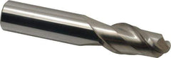Accupro - 3/4" Diam, 1-1/2" LOC, 2 Flute Solid Carbide Ball End Mill - Uncoated, Single End, 4" OAL, 3/4" Shank Diam, Spiral Flute - USA Tool & Supply