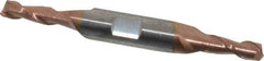 Accupro - 7/32", 9/16" LOC, 3/8" Shank Diam, 3" OAL, 2 Flute, Solid Carbide Square End Mill - Double End, TiCN Finish, Spiral Flute, 40° Helix, Centercutting, Right Hand Cut, Right Hand Flute - USA Tool & Supply