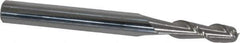 Accupro - 13/64", 5/8" LOC, 1/4" Shank Diam, 2-1/2" OAL, 2 Flute, Solid Carbide Square End Mill - Single End, Uncoated, Spiral Flute, 40° Helix, Centercutting, Right Hand Cut, Right Hand Flute - USA Tool & Supply