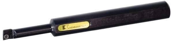 Kennametal - 19.56mm Min Bore Diam, 10" OAL, 5/8" Shank Diam, Indexable Boring Bar - CC.. 32.52 Insert, Screw Holding Method - USA Tool & Supply