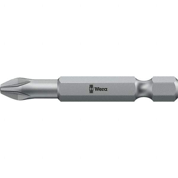 Wera - #1 Pozidriv Screwdriver Bit - 2" OAL - USA Tool & Supply