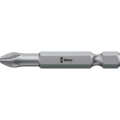 Wera - #1 Pozidriv Screwdriver Bit - 2" OAL - USA Tool & Supply