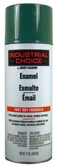 Rust-Oleum - Machinery Green, Gloss, Enamel Spray Paint - 8 to 12 Sq Ft per Can, 16 oz Container, Use on Drums, Equipment & Color Coding, Furniture, Ladders, Lockers, Motors, Stenciling, Tools - USA Tool & Supply