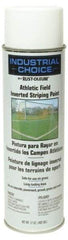 Rust-Oleum - 17 fl oz White Striping Paint - 100' to 200' Coverage at 3" Wide, Water-Based Formula - USA Tool & Supply