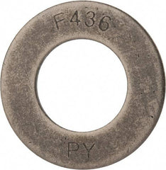 Value Collection - 1-1/2" Screw, Grade SAE 1035-1050 Steel Structural Flat Washer - 1-5/8" ID x 3" OD, Plain Finish - USA Tool & Supply