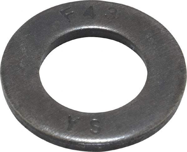 Value Collection - 3/4" Screw, Grade SAE 1035-1050 Steel Structural Flat Washer - 13/16" ID x 1-15/32" OD, Plain Finish - USA Tool & Supply