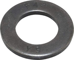 Value Collection - 3/4" Screw, Grade SAE 1035-1050 Steel Structural Flat Washer - 13/16" ID x 1-15/32" OD, Plain Finish - USA Tool & Supply
