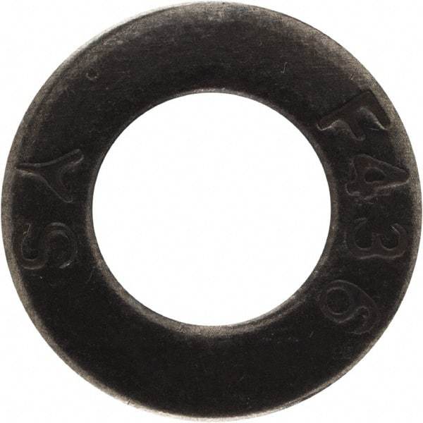 Value Collection - 5/16" Screw, Grade SAE 1035-1050 Steel Structural Flat Washer - 11/32" ID x 11/16" OD, Plain Finish - USA Tool & Supply
