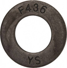 Value Collection - 7/8" Screw, Grade SAE 1035-1050 Steel Structural Flat Washer - 15/16" ID x 1-3/4" OD, Plain Finish - USA Tool & Supply