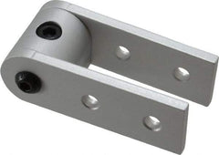 80/20 Inc. - 3" High, Open Shelving 90° 3" Arm Pivot - Aluminum, Use with Series 10 & Bolt Kit 3393 - USA Tool & Supply
