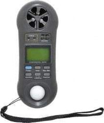 General - 0.4 to 30 m/Sec Air Anemometer, Hygrometer, Thermometer and Light Meter - 1300°F Max - USA Tool & Supply