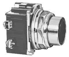 Eaton Cutler-Hammer - Flush Pushbutton Switch Operator - Gray, Round Button, Nonilluminated - USA Tool & Supply