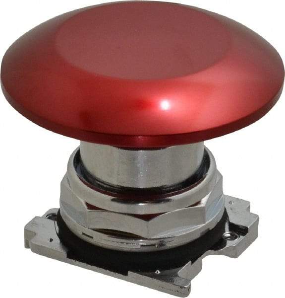 Eaton Cutler-Hammer - Extended Jumbo Mushroom Head Pushbutton Switch Operator - Red, Round Button, Nonilluminated - USA Tool & Supply