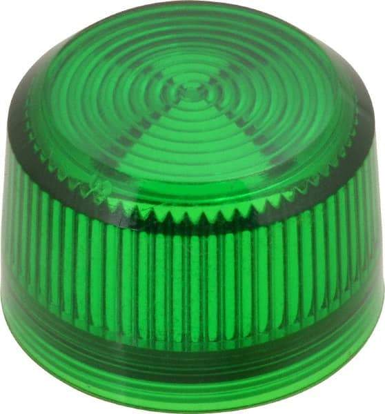 Eaton Cutler-Hammer - Round Pilot and Indicator Light Lens - Green - USA Tool & Supply