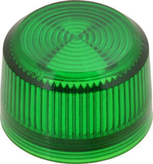 Eaton Cutler-Hammer - Round Pilot and Indicator Light Lens - Green - USA Tool & Supply