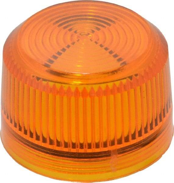 Eaton Cutler-Hammer - Round Pilot and Indicator Light Lens - Amber - USA Tool & Supply