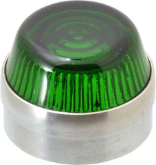 Eaton Cutler-Hammer - Round Pilot and Indicator Light Lens - Green - USA Tool & Supply
