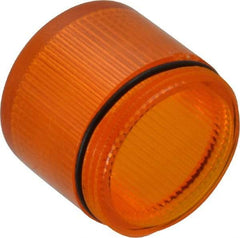 Eaton Cutler-Hammer - Round Pilot and Indicator Light Lens - Amber - USA Tool & Supply