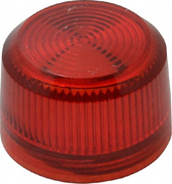 Eaton Cutler-Hammer - Round Pilot and Indicator Light Lens - Red - USA Tool & Supply