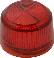 Eaton Cutler-Hammer - Round Pilot and Indicator Light Lens - Red - USA Tool & Supply