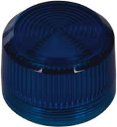 Eaton Cutler-Hammer - Round Pilot and Indicator Light Lens - Blue - USA Tool & Supply