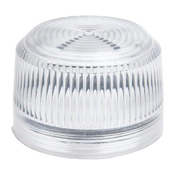 Eaton Cutler-Hammer - Round Pilot and Indicator Light Lens - Clear - USA Tool & Supply