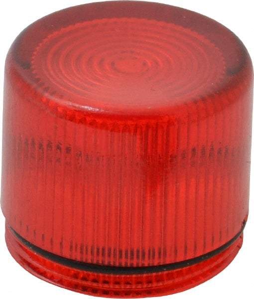 Eaton Cutler-Hammer - Round Pilot and Indicator Light Lens - Red - USA Tool & Supply