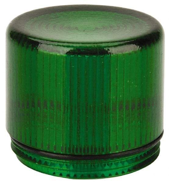Eaton Cutler-Hammer - Round Pilot and Indicator Light Lens - Green - USA Tool & Supply
