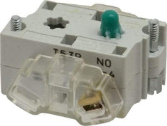 Eaton Cutler-Hammer - 0.5 Amp, Electrical Switch Contact Block - 120 VAC/VDC, Pressure Terminal, 30-1/2mm Hole, For Use with E34 Operators, Standard 10250T - USA Tool & Supply