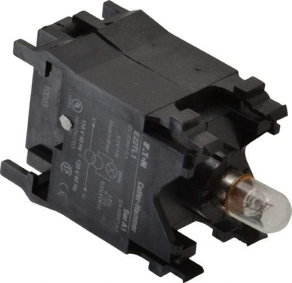 Eaton Cutler-Hammer - 120 VAC Green Lens Incandescent Indicating Light - Round Lens - USA Tool & Supply
