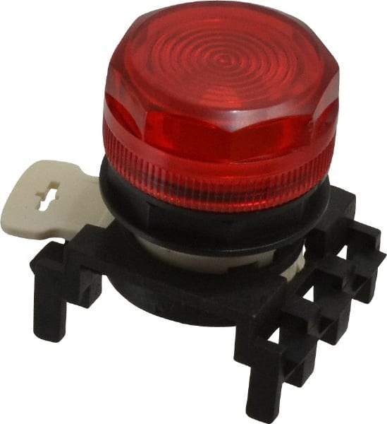 Eaton Cutler-Hammer - Round Pilot and Indicator Light Lens - Red, 25mm Lens Diameter - USA Tool & Supply